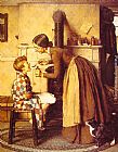 Norman Rockwell Canvas Paintings - Spring Tonic